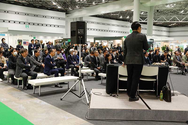 展示会の様子の画像