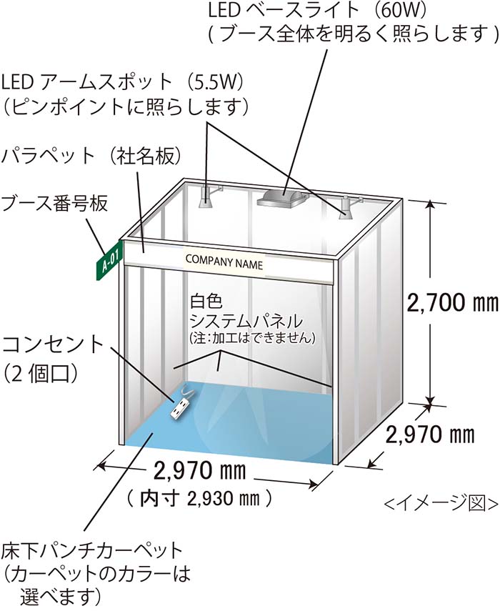 ブース概要図